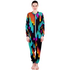 Rectangles in retro colors                                  OnePiece Jumpsuit (Ladies)