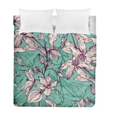 Vintage Floral Pattern Duvet Cover Double Side (full/ Double Size) by Sobalvarro