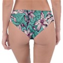 Vintage Floral Pattern Reversible Classic Bikini Bottoms View2