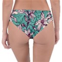Vintage Floral Pattern Reversible Classic Bikini Bottoms View4