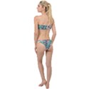 Vintage Floral Pattern Classic Bandeau Bikini Set View2