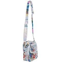 Floral Bouquet Shoulder Strap Belt Bag by Sobalvarro