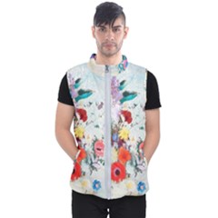 Floral Bouquet Men s Puffer Vest by Sobalvarro