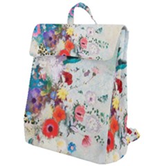 Floral Bouquet Flap Top Backpack by Sobalvarro