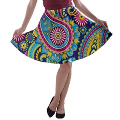 Ornament A-line Skater Skirt by Sobalvarro