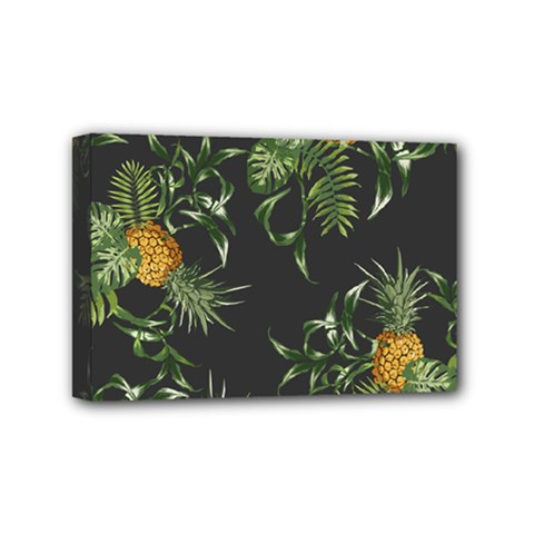 Pineapples Pattern Mini Canvas 6  X 4  (stretched) by Sobalvarro