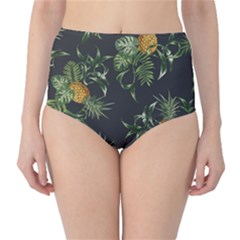 Pineapples Pattern Classic High-waist Bikini Bottoms by Sobalvarro