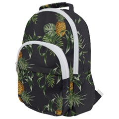 Pineapples Pattern Rounded Multi Pocket Backpack by Sobalvarro