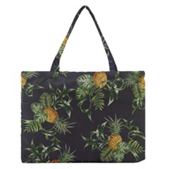 Pineapples Pattern Zipper Medium Tote Bag by Sobalvarro