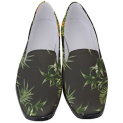 Pineapples Pattern Women s Classic Loafer Heels by Sobalvarro