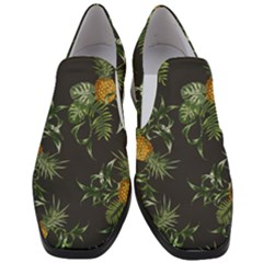 Pineapples Pattern Women Slip On Heel Loafers by Sobalvarro