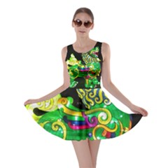 Green Ki Rin Skater Dress by Riverwoman