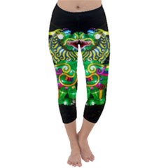 Green Ki Rin Capri Winter Leggings 