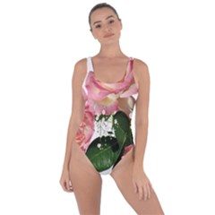 Roses Pink Leaves Flowers Perfume Bring Sexy Back Swimsuit by Simbadda