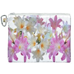 Lilies Belladonna Easter Lilies Canvas Cosmetic Bag (xxl) by Simbadda