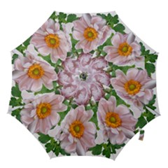 Flowers Anemone Arrangement Cut Out Hook Handle Umbrellas (small) by Simbadda