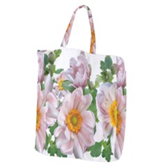 Flowers Anemone Arrangement Cut Out Giant Grocery Tote by Simbadda