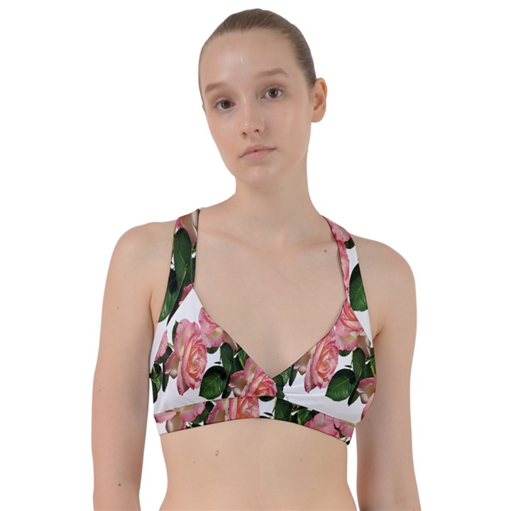 Roses Flowers Arrangement Garden Sweetheart Sports Bra