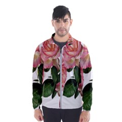 Roses Flowers Arrangement Garden Men s Windbreaker by Simbadda