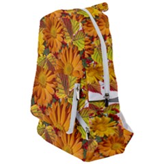 Flowers Arrangement Autumn Daisies Travelers  Backpack by Simbadda