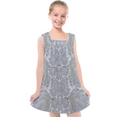 Silky Flowers From The Bohemian Paradise  In Time Kids  Cross Back Dress by pepitasart