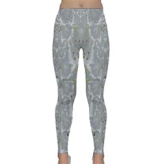 Silky Flowers From The Bohemian Paradise  In Time Lightweight Velour Classic Yoga Leggings by pepitasart