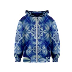 Abstract Art Artwork Fractal Design Kids  Zipper Hoodie