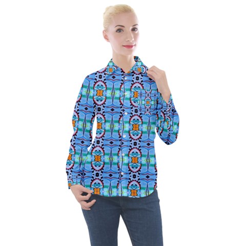 K 3 Women s Long Sleeve Pocket Shirt by ArtworkByPatrick