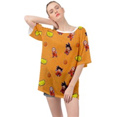 Dragonball Oversized Chiffon Top by Mezalola