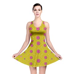 Bloom On In  The Sunshine Decorative Reversible Skater Dress by pepitasart