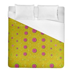Bloom On In  The Sunshine Decorative Duvet Cover (full/ Double Size) by pepitasart