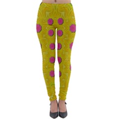 Bloom On In  The Sunshine Decorative Lightweight Velour Leggings by pepitasart