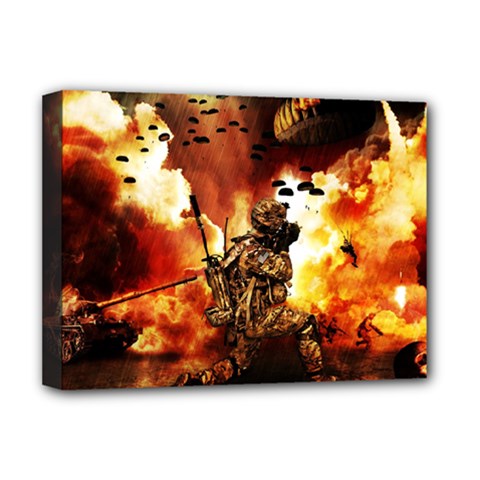 War Venue War Apocalypse Deluxe Canvas 16  X 12  (stretched) 