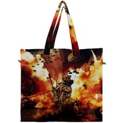 War Venue War Apocalypse Canvas Travel Bag by Sudhe