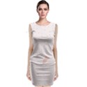 Blank Color Classic Sleeveless Midi Dress View1