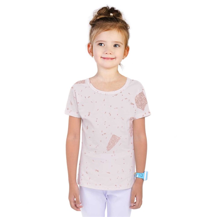 Blank Color Kids  One Piece Tee