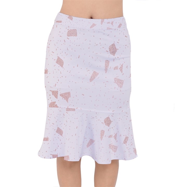 Blank Color Short Mermaid Skirt