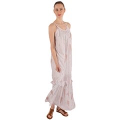 Blank Color Cami Maxi Ruffle Chiffon Dress by HermanTelo