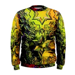 Background Star Abstract Colorful Men s Sweatshirt by HermanTelo