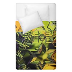 Background Star Abstract Colorful Duvet Cover Double Side (single Size)