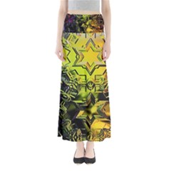 Background Star Abstract Colorful Full Length Maxi Skirt by HermanTelo