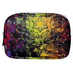 Background Star Abstract Colorful Make Up Pouch (small) by HermanTelo