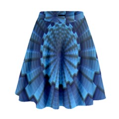 Mandala Background Texture High Waist Skirt by HermanTelo