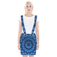 Mandala Background Texture Braces Suspender Skirt by HermanTelo