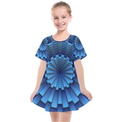 Mandala Background Texture Kids  Smock Dress by HermanTelo