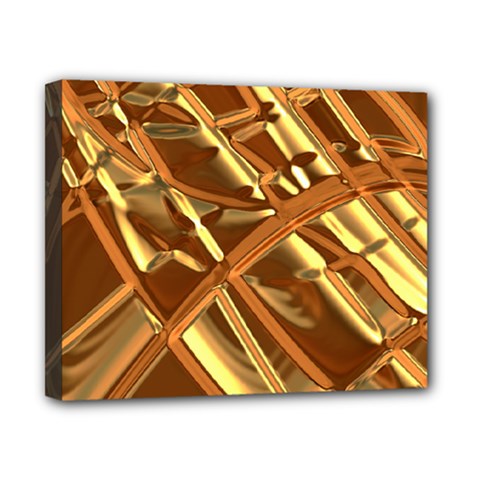 Gold Background Form Color Canvas 10  X 8  (stretched) by Alisyart