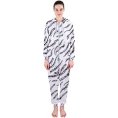 Zebra Hooded Jumpsuit (ladies)  by scharamo