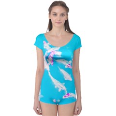 Koi Carp Scape Boyleg Leotard 