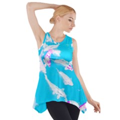 Koi Carp Scape Side Drop Tank Tunic by essentialimage