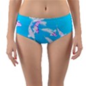 Koi Carp Scape Reversible Mid-Waist Bikini Bottoms View3